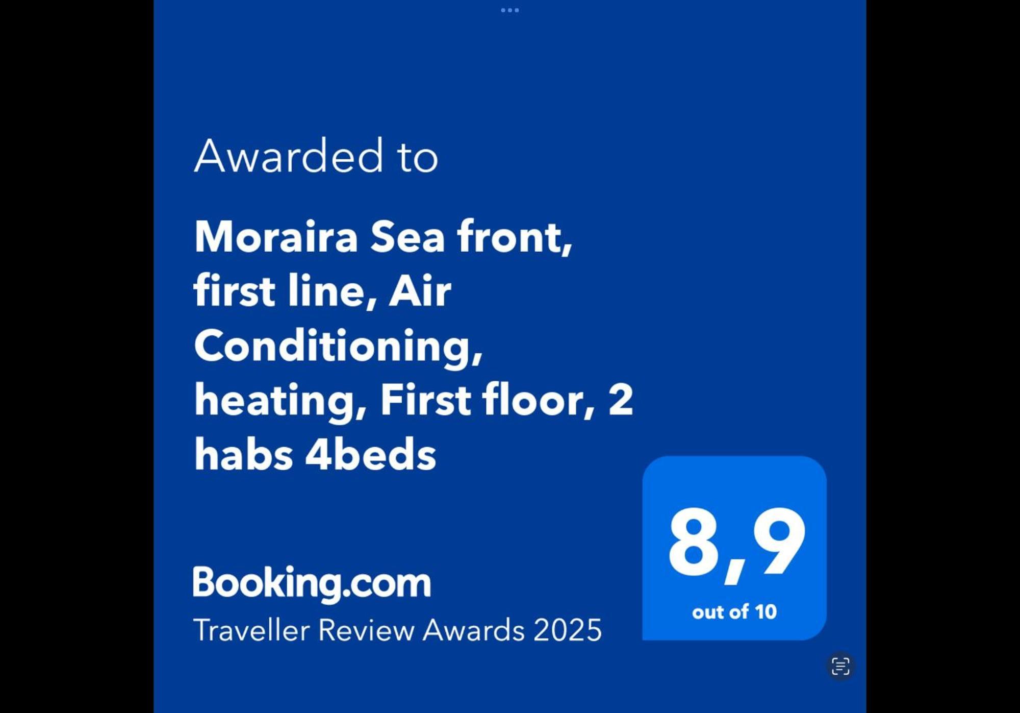 Moraira Sea Front, First Line, Air Conditioning, Heating, First Floor, 2 Habs 4Beds Exterior photo